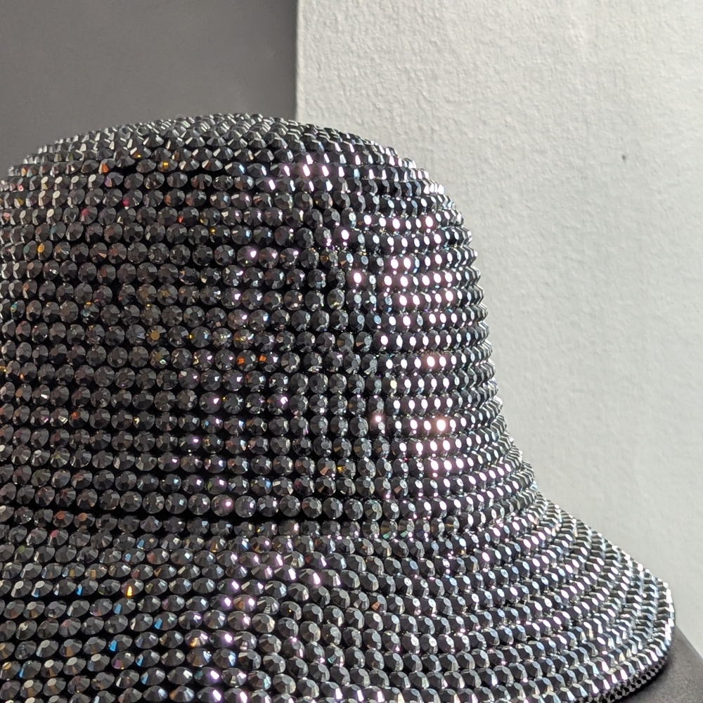 Go Everywhere & Sparkle & Shine With Silver Stone Studs Bucket Hat! - Picture 6 of 9